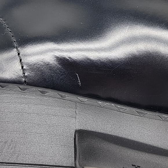 Prada Triangle Logo Lace-Up Shoes - Brushed Leather - Black 35.5 5.5US $1250 - Picture 7 of 9